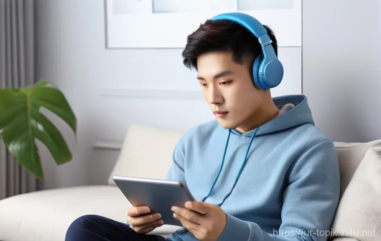 TOPIK 고급 응시자 팁 - **A female student diligently studying Korean grammar and vocabulary at a well-lit desk.**
    *   *...